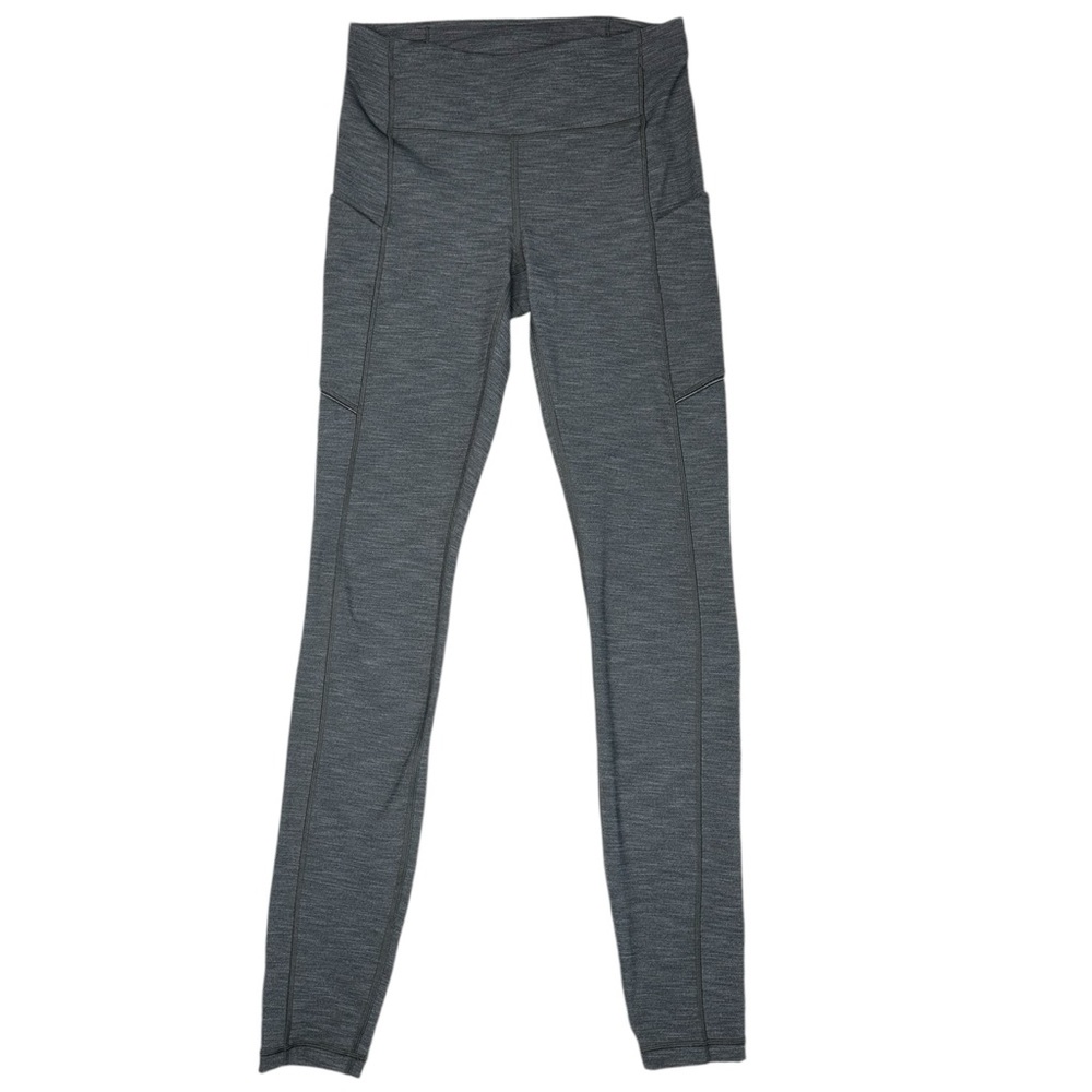 Lululemon Speed Up Tight *Full-On Luxtreme Brushed 28" Heathered Black Size 4